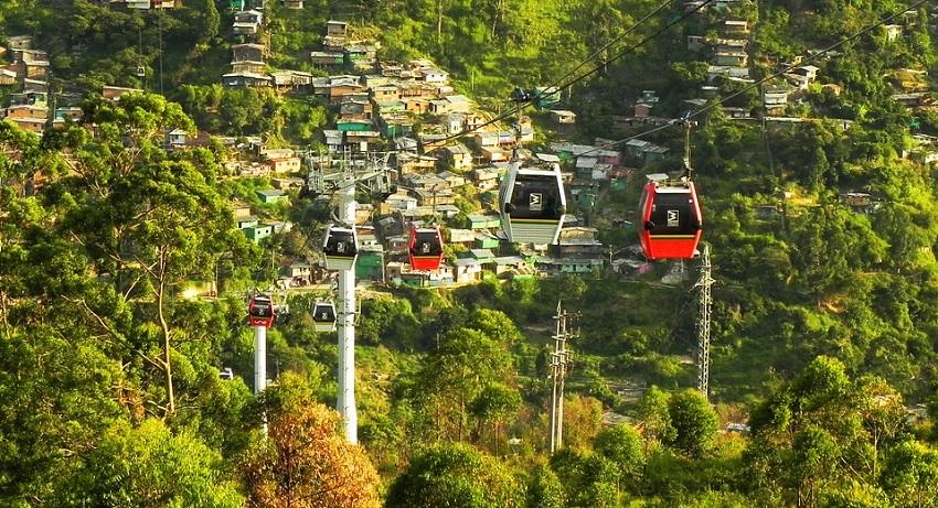 Medellin Metrocable Cable Sky Car