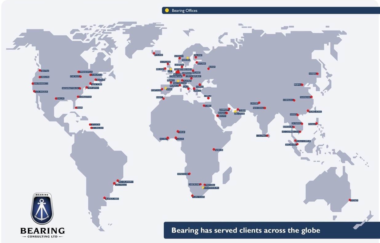 Bearing Consulting clients around the world