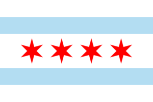 Chicago city flag