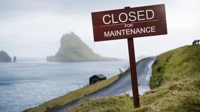 Closed-for-maintenance-faroe