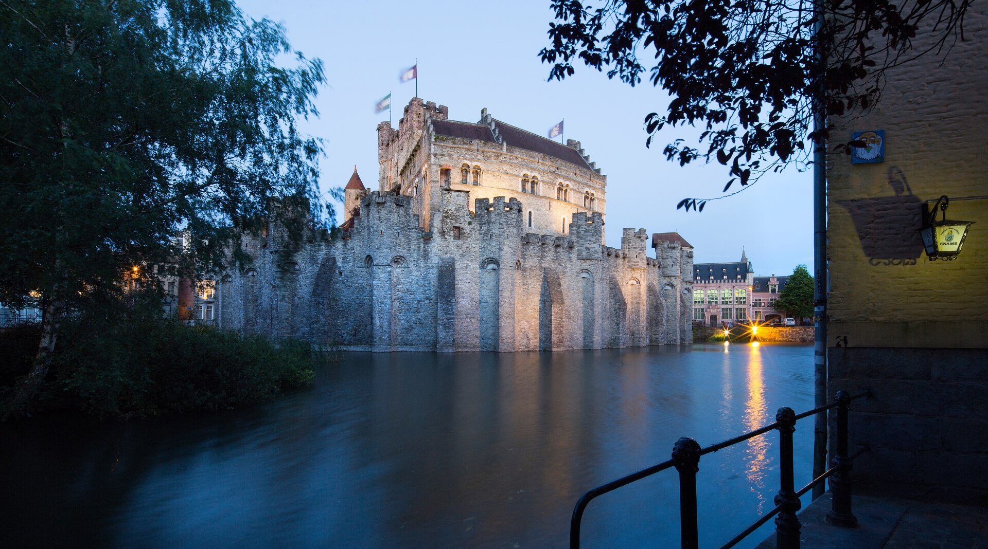 Flanders region of small cities