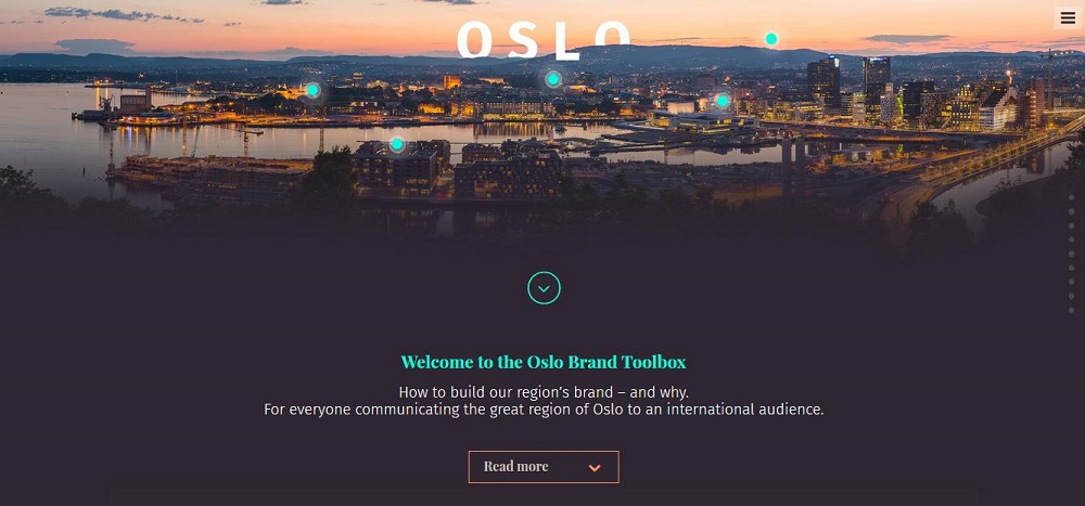 Oslo Brand Box website screenshot