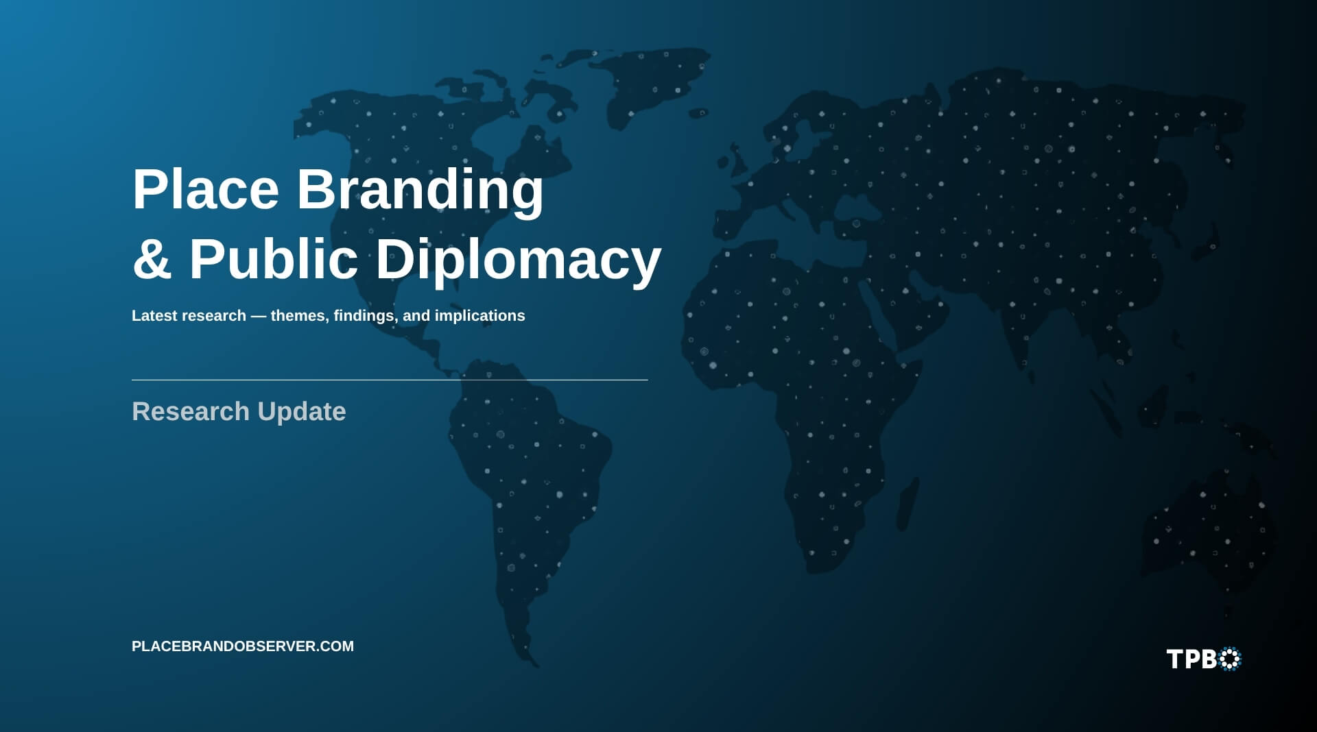 place branding public diplomacy research updates